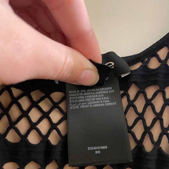 Black and Tan BeBe Bodycon Dress - Picture 6 of 6